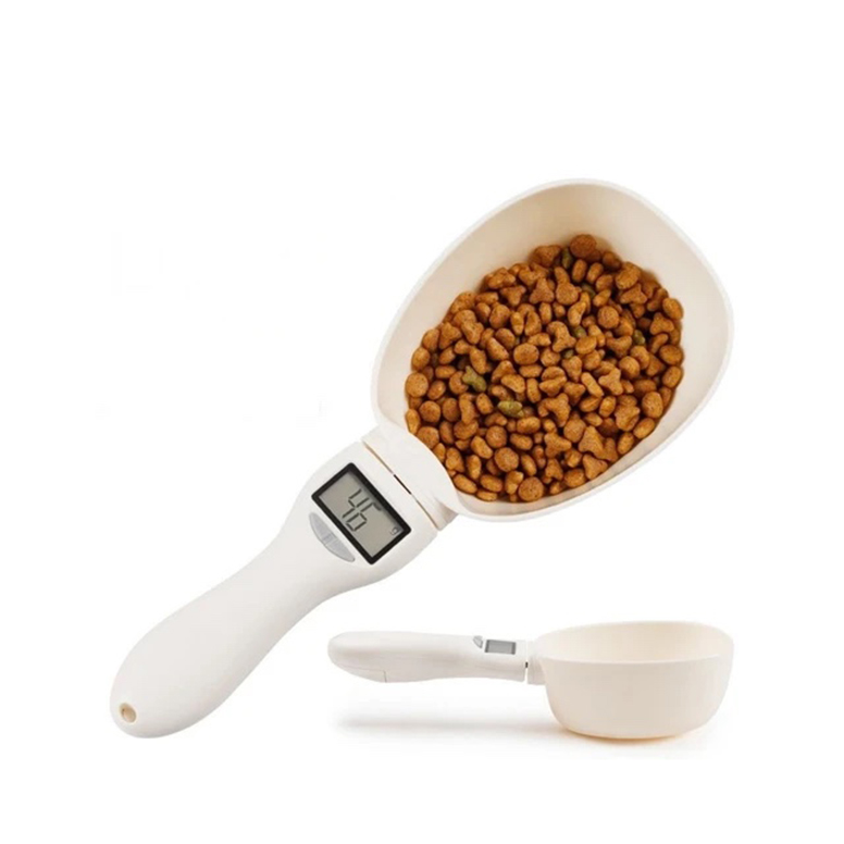 Pet Food Measuring Scoop With Digital Scales Les Moustache Pet Shop