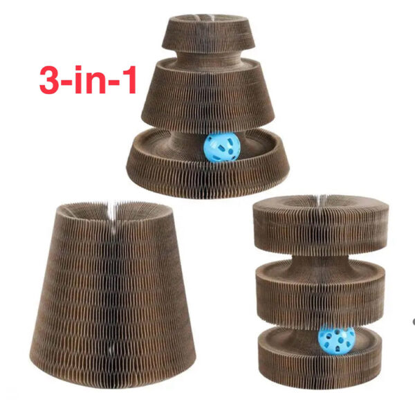 3 In 1 Fun Shaped Cat Scratching Board Interactive Cat Toy With Toy Bell Ball 1.jpg