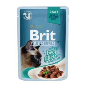 Brit Adult Cat Wet Food With Beef Fillet In Gravy 85G 1.png