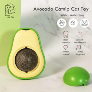 Catnip Ball Toy For Cat Licking Avocado Ball 1.jpg