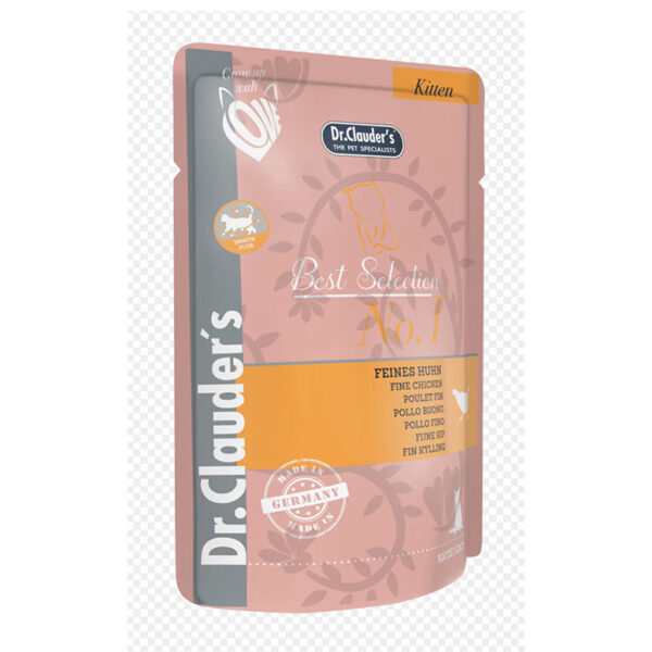 Dr.Clauders Best Selection No.1 Kitten Wet Food With Chicken 85G 1.jpg