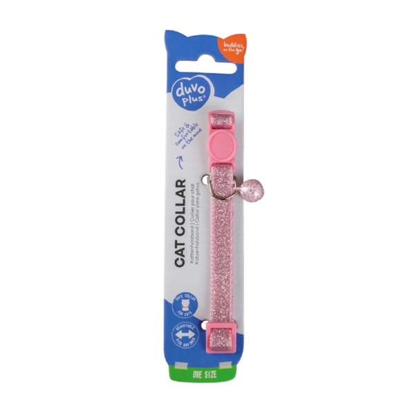 Duvo Plus Cat Collar Glitter Pink 1.png