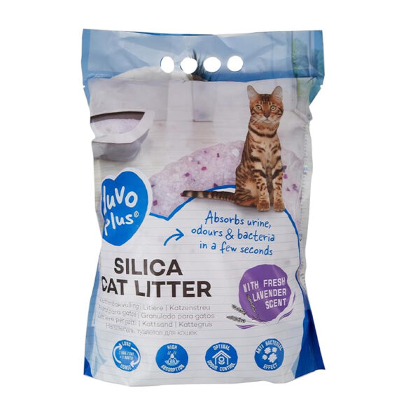 Duvo Premium Silica Cat Litter 5 Litres Lavender 1.jpg