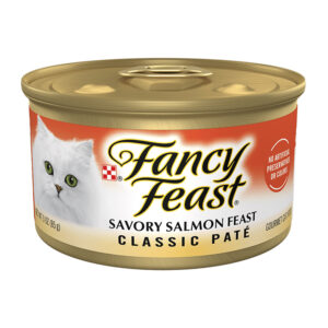 Fancy Feast Classic Pate Savory Salmon Gourmet Wet Cat Food 85G 1.jpg