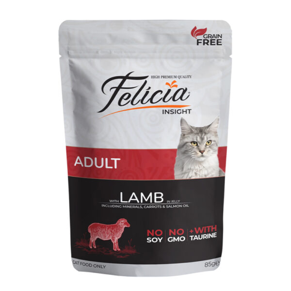 Felicia Adult Sterilised Lamb In Jelly Wet Food 85G 1.jpg