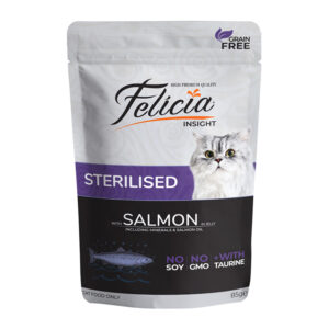 Felicia Adult Sterilised Salmon In Jelly Wet Food 85G 1.jpg