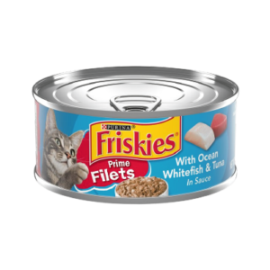 Friskies Filets Adult Cat Wet Food With Ocean White Fish And Tuna In Sauce 156G 1.png