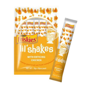 Friskies Lil Shakes Pet Snacks For Cats With Enticing Chicken Scallop.150G 15G X 10 Sachets 1.jpg