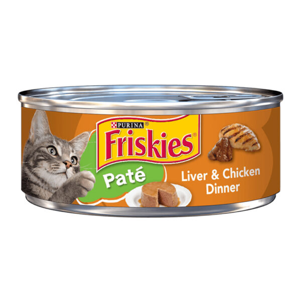 Friskies Pate Liver Chicken Dinner Wet Cat Food 156G 1.jpg