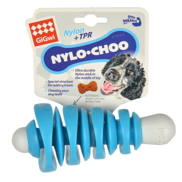 Gigwi Nylo Choo Treat Dispenser Blue 1.jpg