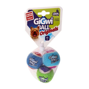 Gigwi Originals Ball Dog Toys 3 Pack Extra Small 1.jpg