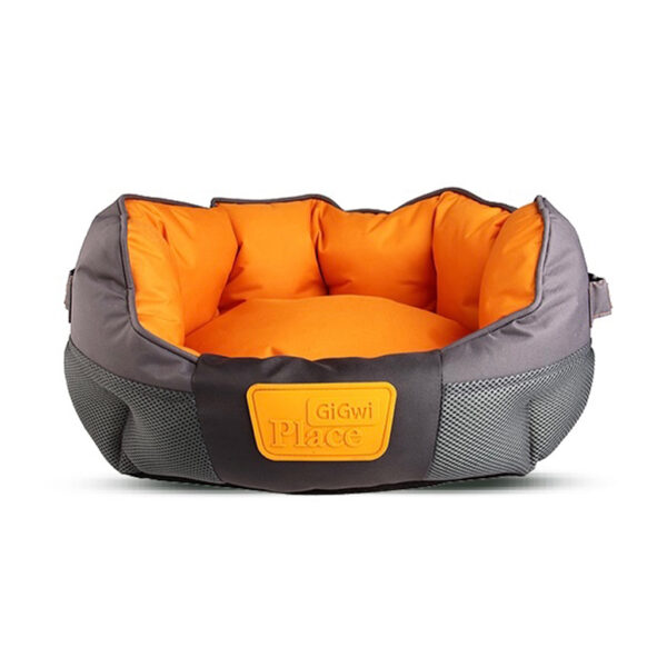 Gigwi Place Soft Bed Canvas Orage Medium 65L X 40W X 26H 1.jpg