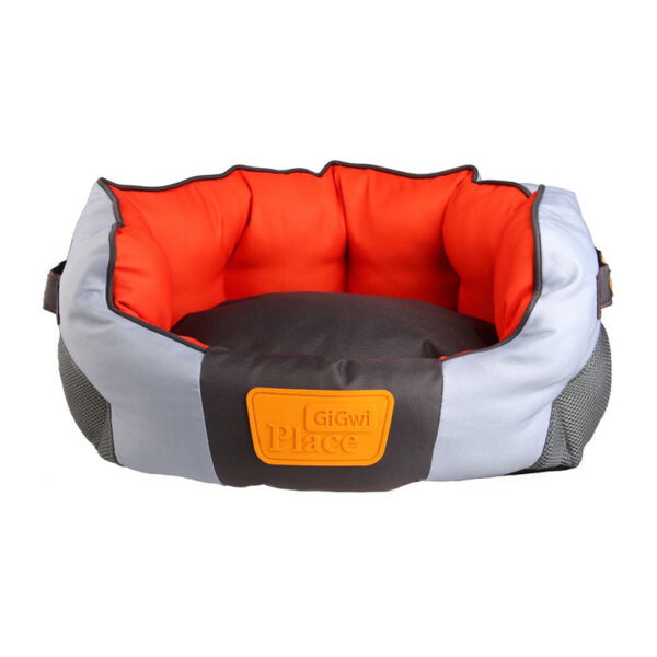 Gigwi Place Soft Bed Canvas Red Orage Large 65L X 40W X 26H 1.jpg