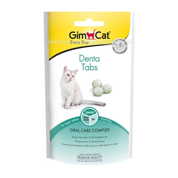 Gimcat Denta Tabs Oral Care Complex Cat Treat 40G 1.jpg