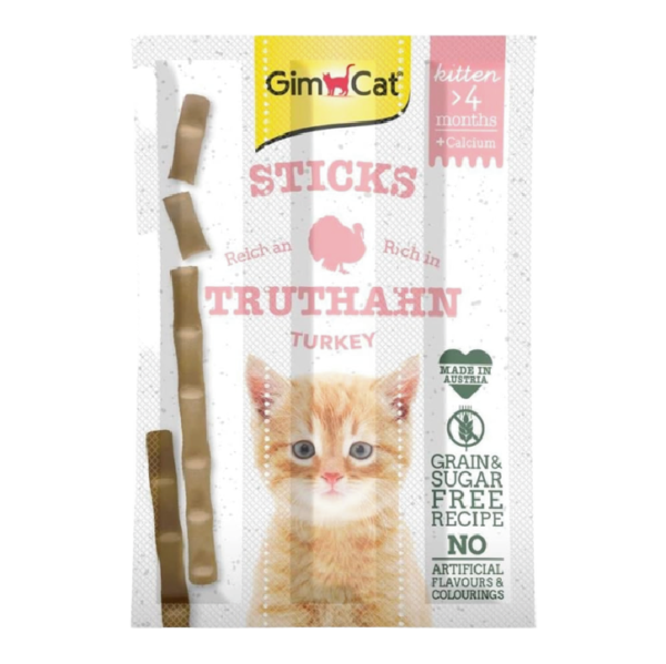 Gimcat Kitten Sticks Treat With Turkey 3 Sticks 9G 1.png