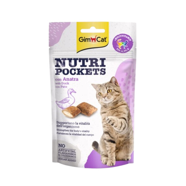 Gimcat Nutri Pockets With Duck 60G