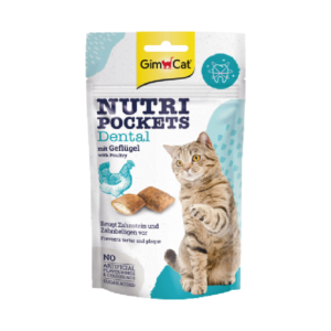 Gimcat Nutrition Pockets Dental Cat Treat With Poultry 60G 1.png