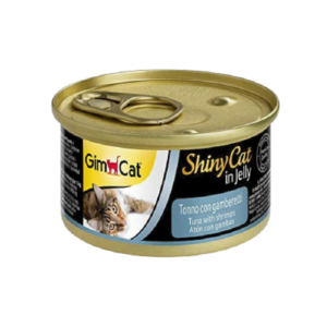 Gimcat Shiny Cat Tuna With Shrimps And Malt Adult Cat Wet Food In Jelly 70G 1.png