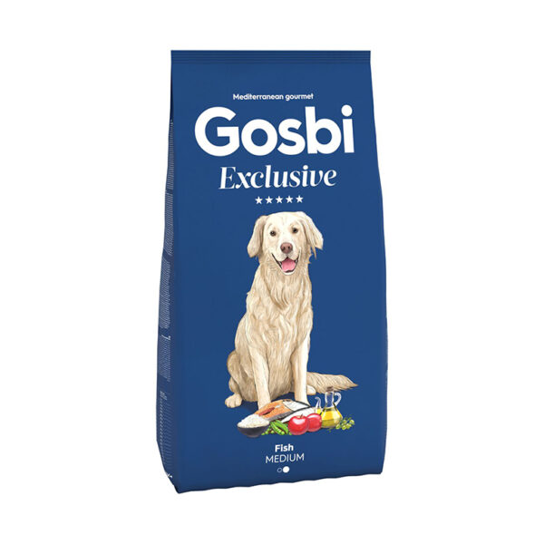 Gosbi Exclusive Medium Adult Dog Food Fish 3Kg 1.jpg