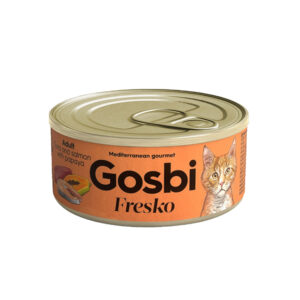 Gosbi Fresko Tuna With Salmon And Papaya In Gravy 70G 1.jpg