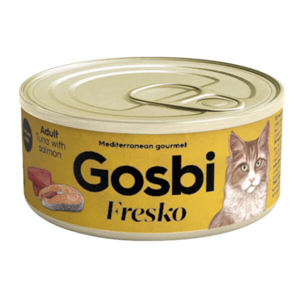 Gosbi Fresko Tuna With Salmon Pate Texture Adult Cat Wet Food 70G 1.jpg