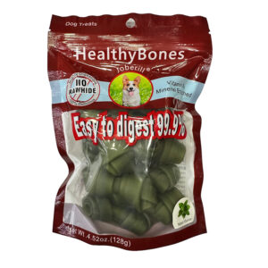 Healthy Bones X Small Bones Dog Treat With Mint 7 Pcs 128G 1.jpg