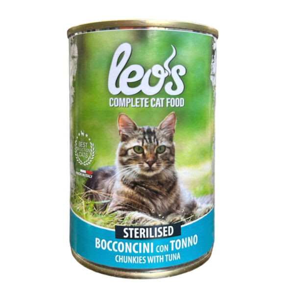 LeoS Adult Chunkies With Tuna Cat Wet Food 415G.jpg