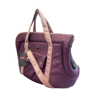 Lepus Semi Open Pet Tote Bag Purple Size 45X30X23cm 1.jpg