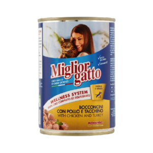 Miglior Gatto Adult Cat Wet Food Chunks With Chicken And Turkey In Sauce 405G 1.png