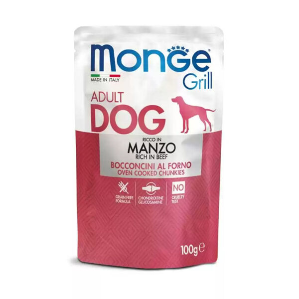 Monge Grill Adult Dog Chunkies Rich In Beef 100G 1.jpg