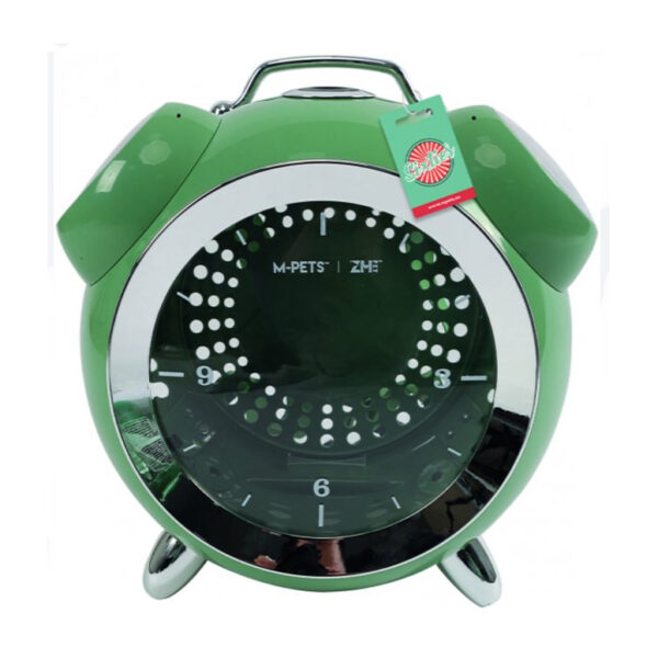 Mpets Sixties Clock Pet Carrier Green 1.jpg