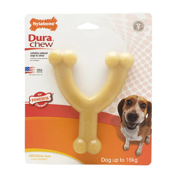 Nylabone Dura Chew Wishbone Original Flavour For Dogs Up To 16Kg 1.jpg