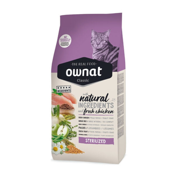 Ownat Classic Sterilised Adult Cat Dry Food With Chicken 1.5Kg 1.jpg