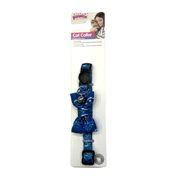 Pawise Collar For Cats Blue Bow 1.jpg