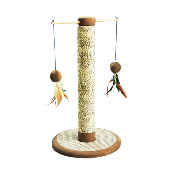 Pawise Scratcher Post With Toy 35X35X55cm 1.jpg