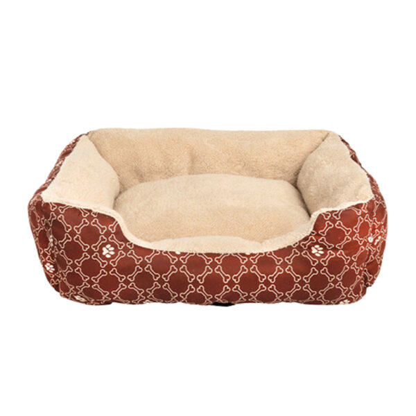 Pawise Square Pet Bed Red 55.5X45.5cm 1.jpg