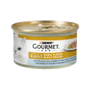 Purina Gourmet Gold Ocean Fish And Spinach In Gravy Adult Cat Wet Food 85G 1.png