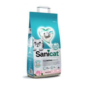 Sanicat Clumping White Rose Petal Clumping Cat Litter 8L 1.jpg