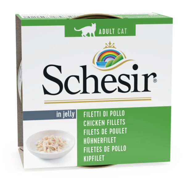 Schesir Chicken Fillets In Jelly 85G 1.jpg