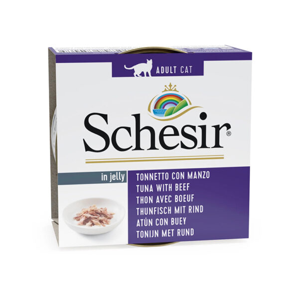 Schesir Tuna With Beef Fillets In Jelly 85G 1.jpg