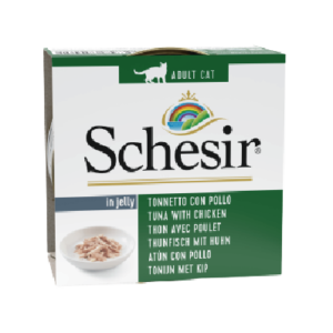 Schesir Tuna With Chicken In Jelly Adult Cat Wet Food 85G 1.png