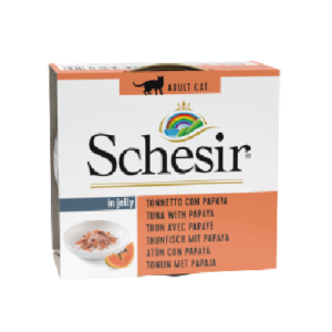 Schesir Tuna With Papaya Adult Cat Wet Food 75G 1.png