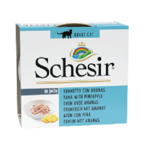 Schesir Tuna With Pine Apple In Jelly Adult Cat Wet Food 75G 1.png