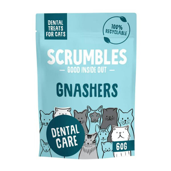 Scrumbles Dental Treats For Cats And Kittens 60G 1.jpg