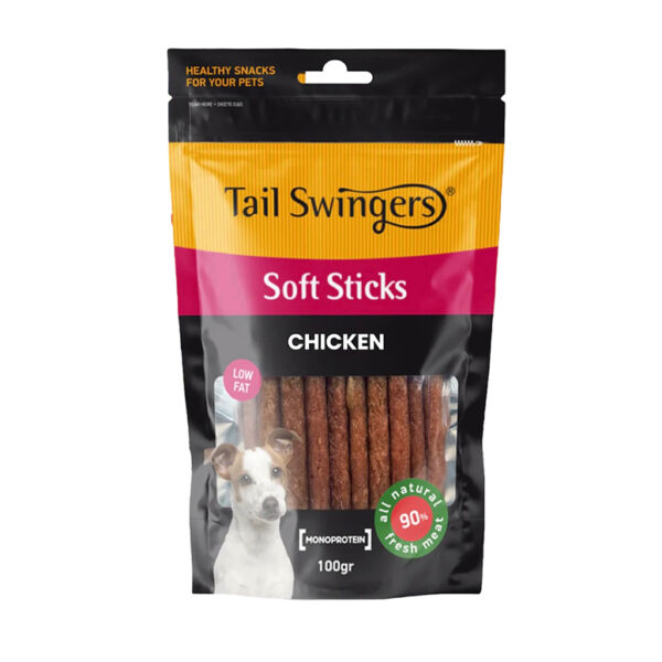 Tail Swingers Soft Chicken Sticks Dog Treat 100G 1.jpg