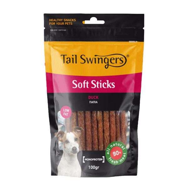 Tail Swingers Soft Duck Sticks Dog Treat 100G 1.jpg