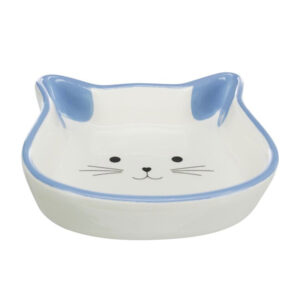 Trixie Ceramic Bowl Dark Blue Cat Face 12cm 1.jpg