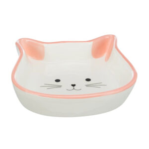 Trixie Ceramic Bowl Orange Cat Face 12cm 1.jpg