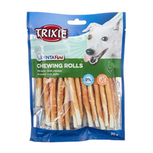 Trixie Denta Fun Chewing Rolls With Chicken 30X Sticks 240G 1.jpg