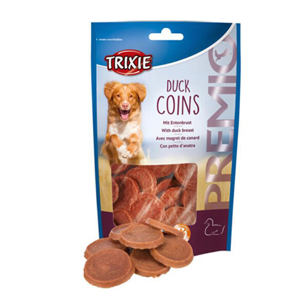 Trixie Duck Coins Dog Treats With Duck Breast 80G 1.jpg